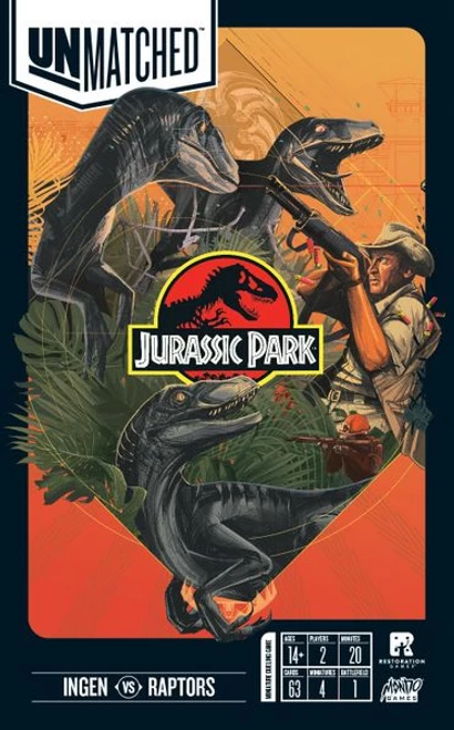 Unmatched: Jurassic Park - InGen Vs Raptors 3 Unmatched: Jurassic Park - InGen Vs Raptors